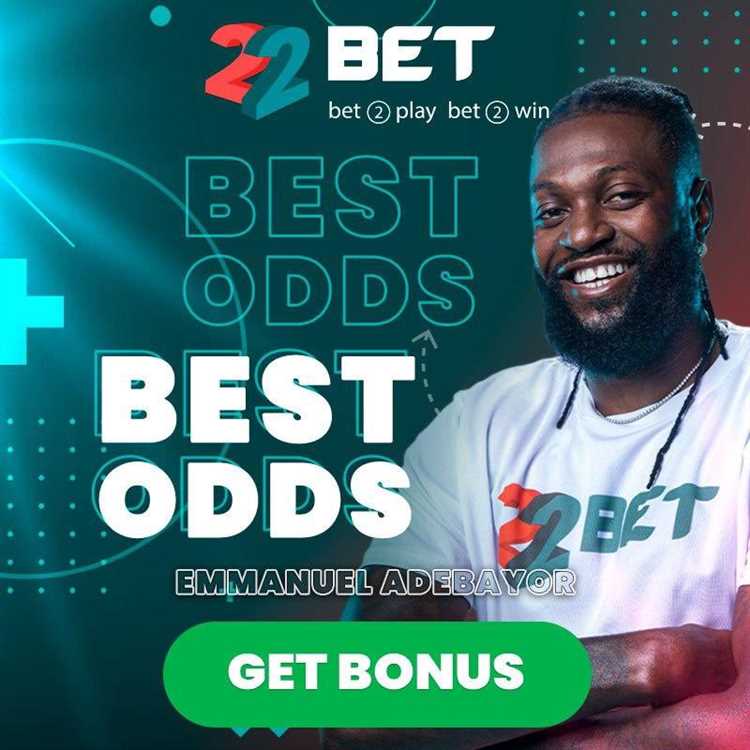 22bet bonus odds